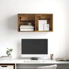 vidaXL Σετ επίπλου τηλεόρασης Επιτοίχιο Παλιό Ξύλο 37 x 37 x 72 εκ