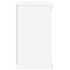 vidaXL Μπουφές με Φώτα LED Λευκός 41 x 37 x 67 εκ.