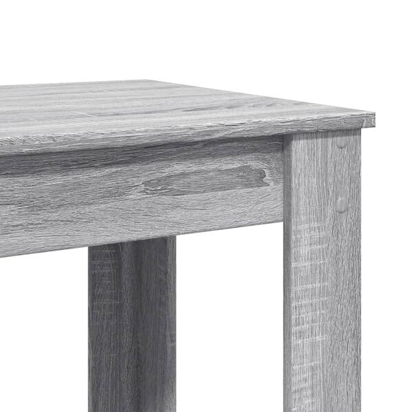 vidaXL Τραπέζι Μπαρ Γκρι Sonoma 102x50x103,5εκ. Επεξεργ. Ξύλο