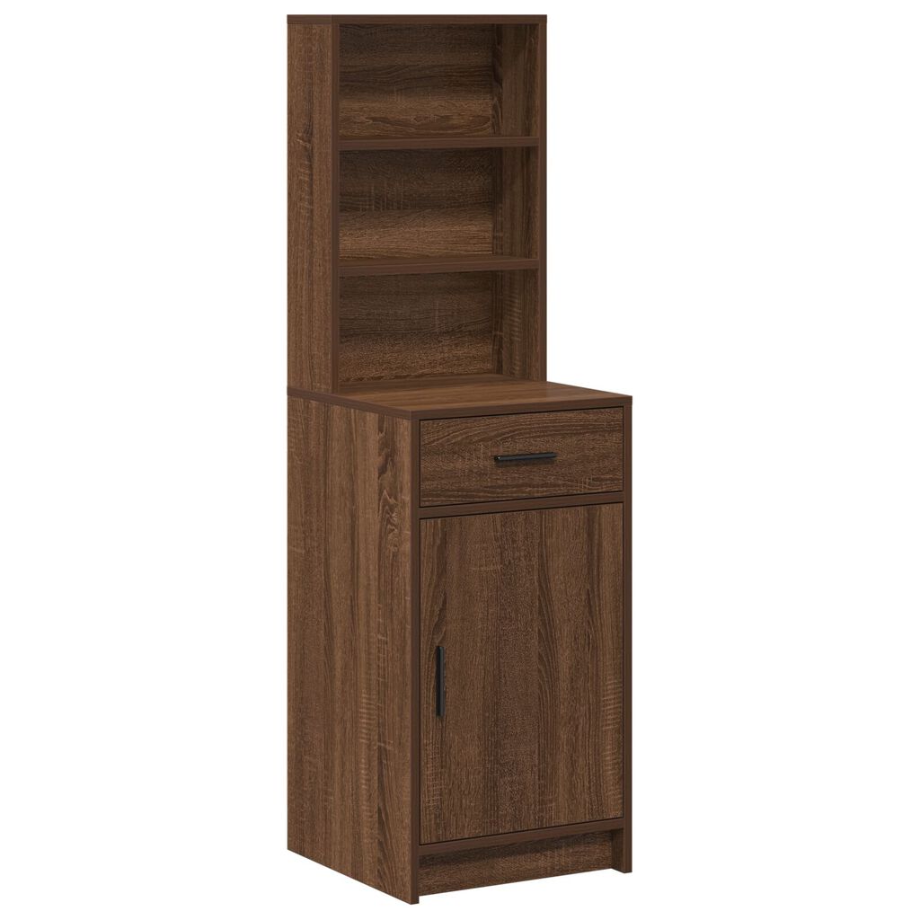 vidaXL Υψηλό Ντουλάπι Καφέ Δρυός 40x41x135 εκ. Επεξεργασμένο Ξύλο