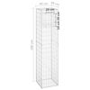 vidaXL Συρματοκιβώτια Στύλοι 2 τεμ. 40 x 40 x 180 εκ. Σιδερένιοι