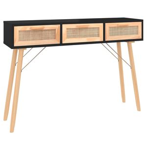 vidaXL &Tau;&rho;&alpha;&pi;έ&zeta;&iota; &Kappa;&omicron;&nu;&sigma;ό&lambda;&alpha; &Mu;&alpha;ύ&rho;&omicron; 105x30x75 &epsilon;&kappa;. &Mu;&alpha;&sigma;ί&phi; &Pi;&epsilon;ύ&kappa;&omicron; & &Phi;&upsilon;&sigma;&iota;&kappa;ό &Rho;&alpha;&tau;ά&nu;