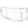 vidaXL Κρεβάτι Boxspring με Στρώμα Καπουτσίνο 80x200 εκ. Συνθ. Δέρμα
