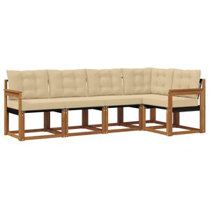 vidaXL &Sigma;&epsilon;&iota;&rho;ά &Kappa;&alpha;&nu;&alpha;&pi;έ &Epsilon;&xi;&omega;&tau;&epsilon;&rho;&iota;&kappa;&omicron;ύ &mu;&epsilon; &mu;&alpha;&xi;&iota;&lambda;ά&rho;&iota; 5 pcs &Phi;&upsilon;&sigma;&iota;&kappa;ό &kappa;&alpha;&iota; &Mu;&pi;&epsilon;&zeta;