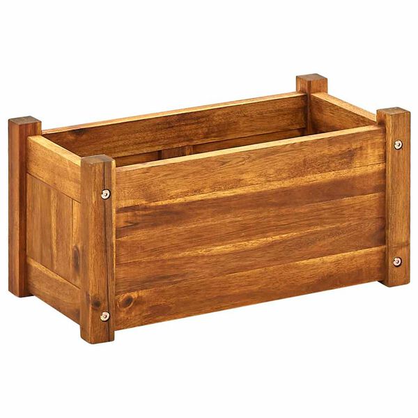 vidaXL Ζαρντινιέρα Υπερυψωμένη 50 x 25 x 25 εκ. από Ξύλο Ακακίας
