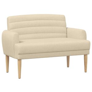 vidaXL Love seat &mu;&epsilon; &kappa;&omicron;&upsilon;&mu;&pi;&iota;ά &Kappa;&rho;&epsilon;&mu; 116 x 67 x 80 &epsilon;&kappa;. Ύ&phi;&alpha;&sigma;&mu;&alpha;