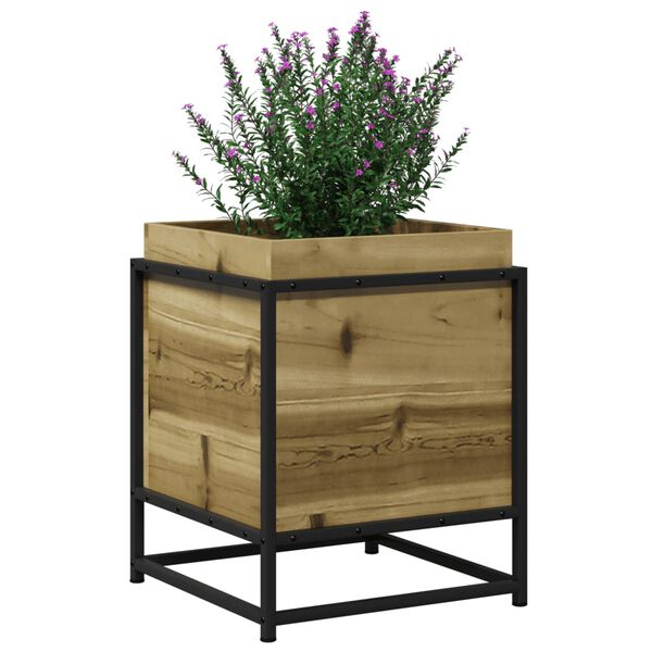 vidaXL Ζαρντινιέρα 40x40x50 εκ. Εμποτισμ. Ξύλο Πεύκου