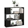vidaXL Βιβλιοθήκη/Διαχωριστικό Χώρου Μαύρο 100 x 24 x 94 εκ.