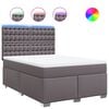 vidaXL &Kappa;&rho;&epsilon;&beta;ά&tau;&iota; Boxspring &mu;&epsilon; &Sigma;&tau;&rho;ώ&mu;&alpha; &Gamma;&kappa;&rho;&iota; 140x190&epsilon;&kappa;. &alpha;&pi;ό &Sigma;&upsilon;&nu;&theta;&epsilon;&tau;&iota;&kappa;ό &Delta;έ&rho;&mu;&alpha;