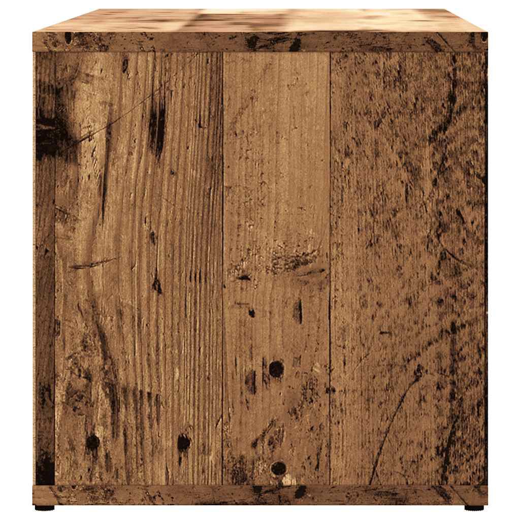 ντουλάπι τηλεόρασης vidaXL Παλιό ξύλο 80x34x35,5cm Κατασκευασμένο ξύλο