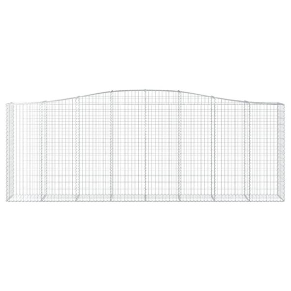 vidaXL Συρματοκιβώτια Τοξωτά 15 τεμ. 400x50x140/160 εκ. Γαλβαν. Ατσάλι