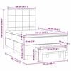 vidaXL &Kappa;&rho;&epsilon;&beta;ά&tau;&iota; Boxspring &mu;&epsilon; &Sigma;&tau;&rho;ώ&mu;&alpha; &Sigma;&kappa;&omicron;ύ&rho;&omicron; &Gamma;&kappa;&rho;&iota; 120x190 &epsilon;&kappa;. &Beta;&epsilon;&lambda;&omicron;ύ&delta;&iota;&nu;&omicron;