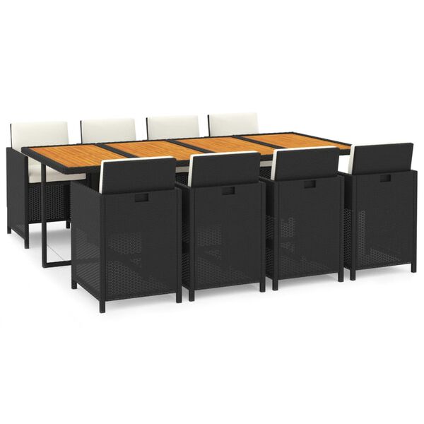 vidaXL &Sigma;&epsilon;&tau; &Tau;&rho;&alpha;&pi;&epsilon;&zeta;&alpha;&rho;ί&alpha;&sigmaf; &Kappa;ή&pi;&omicron;&upsilon; 9 &tau;&epsilon;&mu;. &Mu;&alpha;ύ&rho;&omicron; &alpha;&pi;ό &Sigma;&upsilon;&nu;&theta;. &Rho;&alpha;&tau;ά&nu; &mu;&epsilon; &Mu;&alpha;&xi;&iota;&lambda;ά&rho;&iota;&alpha;