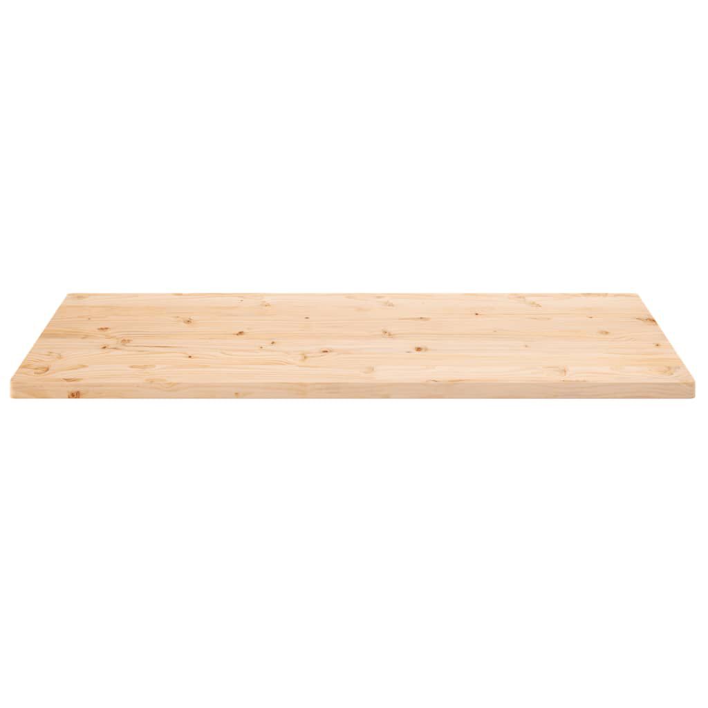 vidaXL Επιφάνεια Τραπεζιού Ορθογ. 110x60x2,5 εκ. από Μασίφ Ξύλο Πεύκου