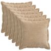 vidaXL &Kappa;ά&lambda;&upsilon;&mu;&mu;&alpha; &Mu;&alpha;&xi;&iota;&lambda;&alpha;&rho;&iota;&omicron;ύ 6 &tau;&mu;&chi;. HOUTEN Taupe 35 x 35 cm