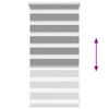 Σύστημα Σκίασης Ρόλερ Zebra Γκρι 40 x 100 εκ.