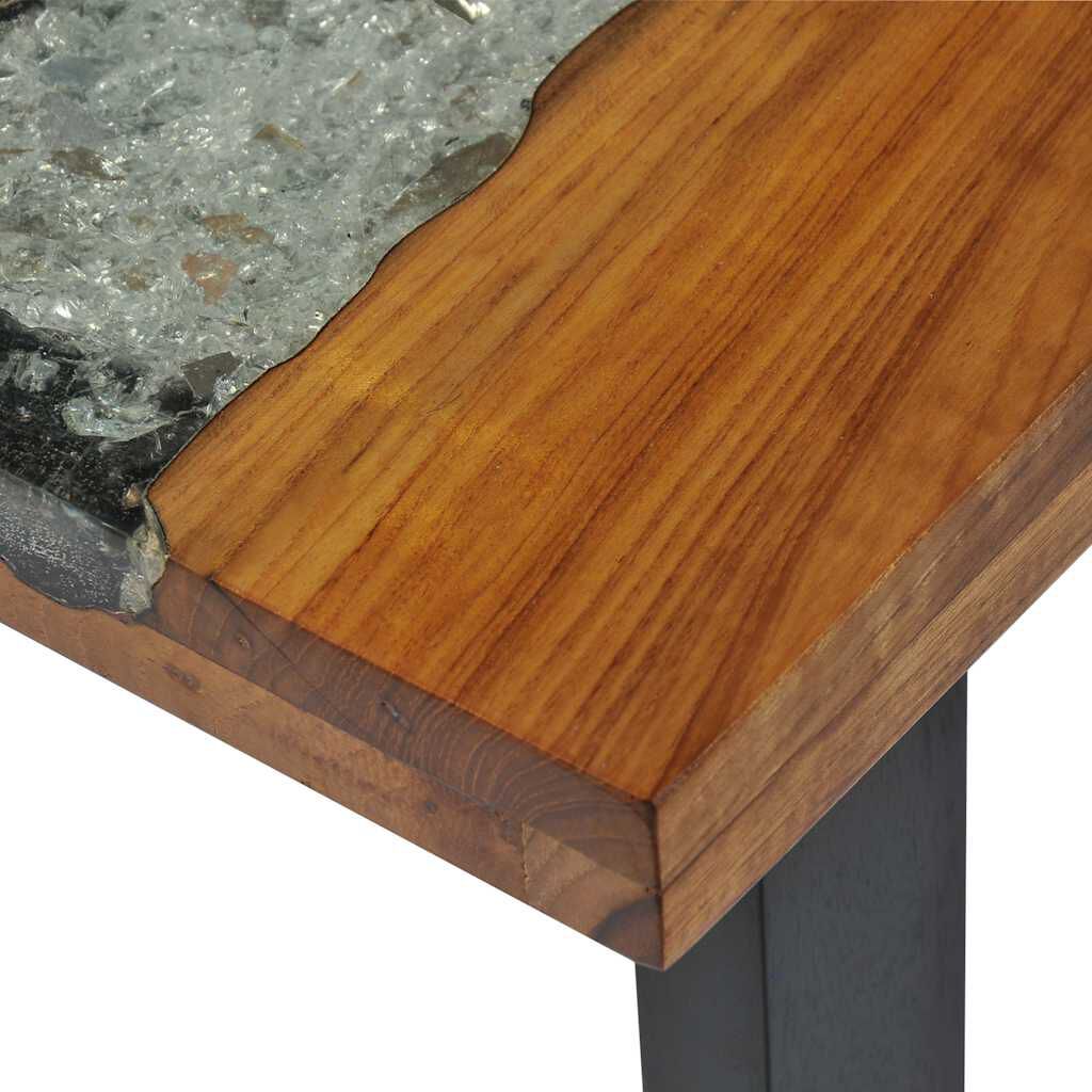 vidaXL Κονσόλα Τραπέζι 100 x 35 x 75 εκ. από Ξύλο Teak