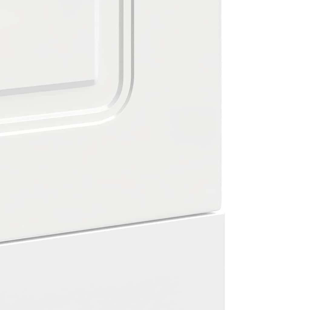 vidaXL Πίνακας πλυντηρίου πιάτων "Kalmar" High Gloss White 45x1,5x67cm