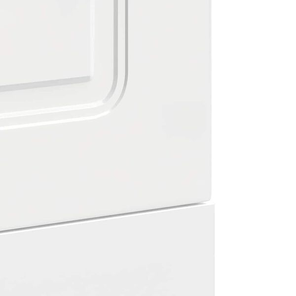 vidaXL Πίνακας πλυντηρίου πιάτων "Kalmar" High Gloss White 45x1,5x67cm