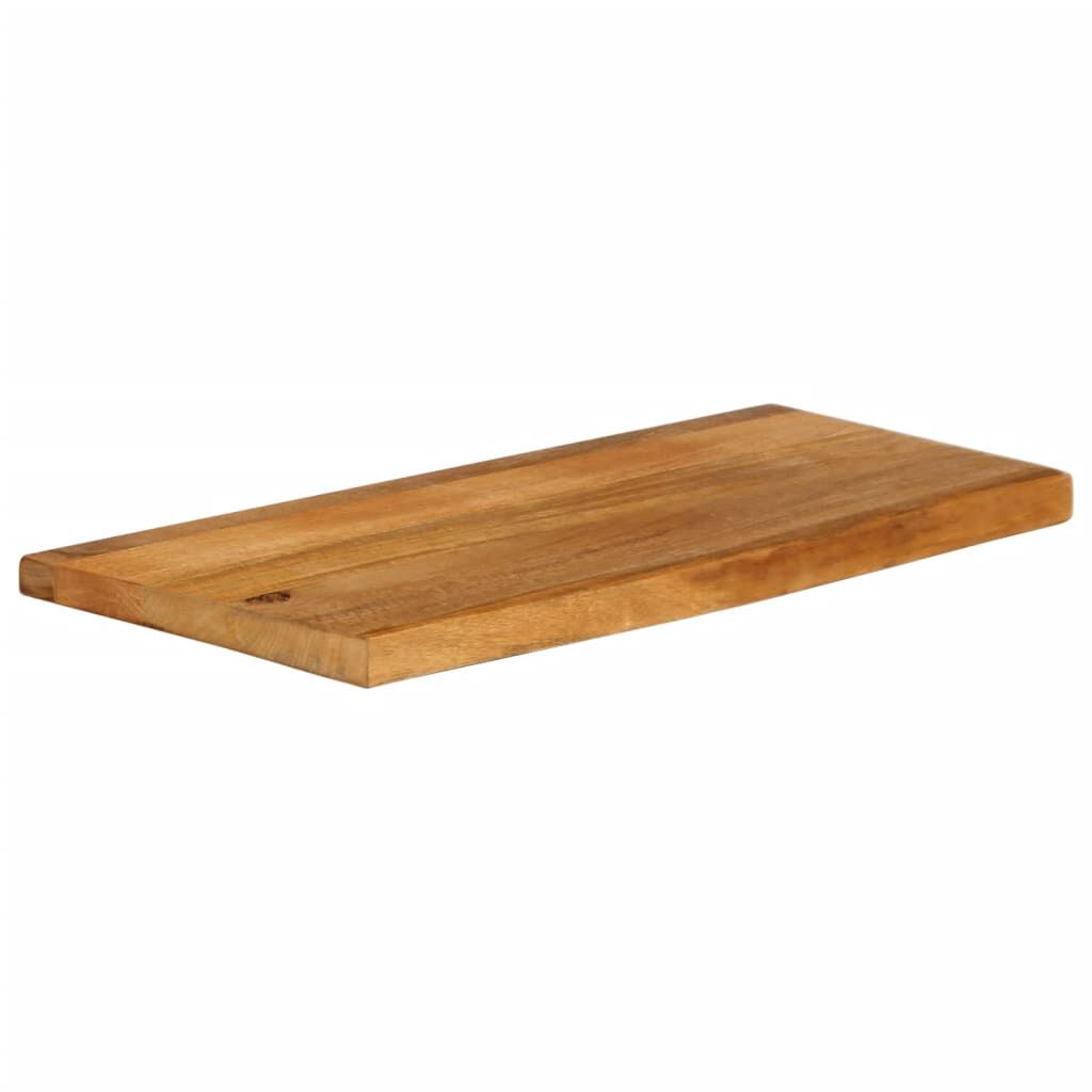 vidaXL Επιφάνεια Τραπεζιού 70x30x3,8 εκ. Live Edge Μασίφ Ξύλο Μάνγκο