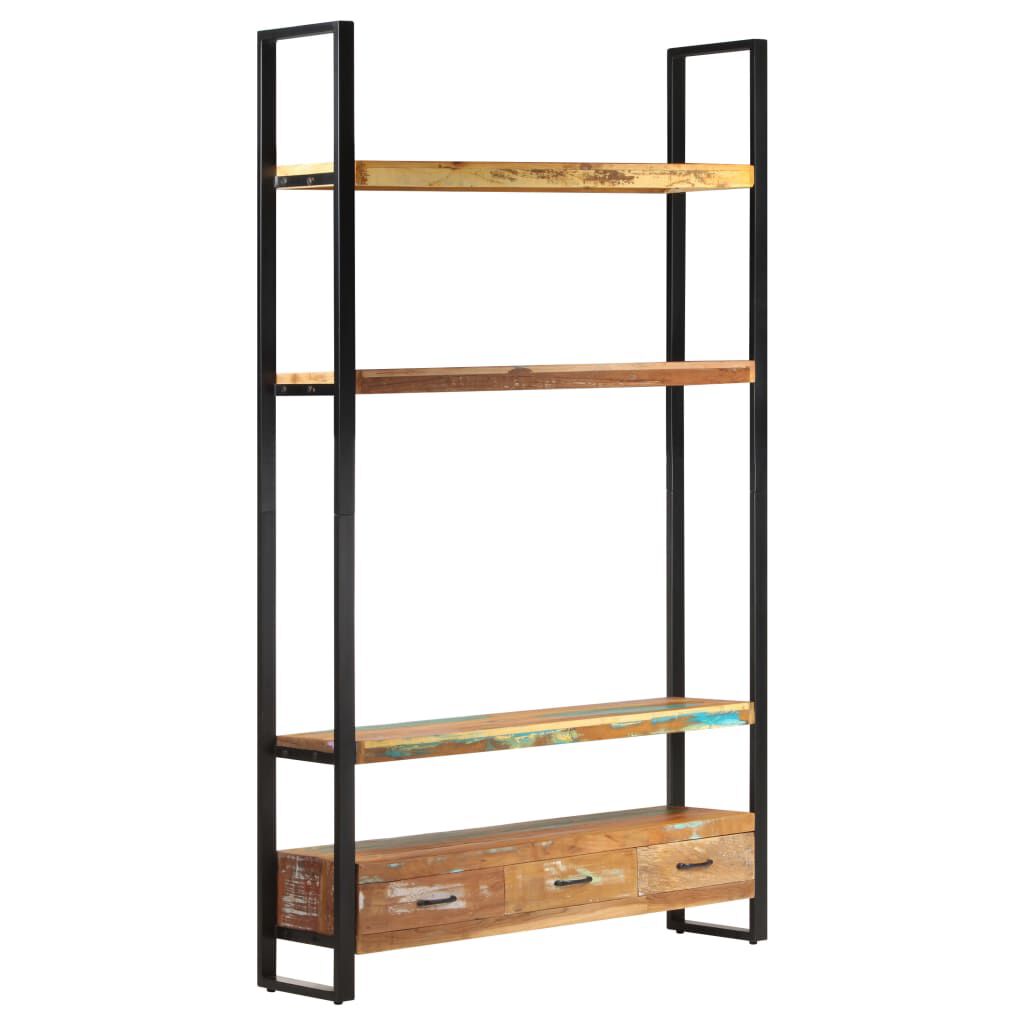 vidaXL Ραφιέρα 118 x 30 x 200 εκ. από Μασίφ Ανακυκλωμένο Ξύλο