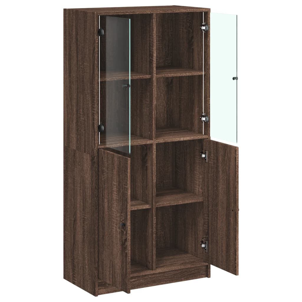 vidaXL Ντουλάπα με Πόρτες 68x37x142 εκ. Επεξεργασμένο Ξύλο