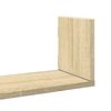 vidaXL Ραφιέρες Τοίχου 3 τεμ. Sonoma Δρυς 58x18x18 εκ. από Επεξ. Ξύλο