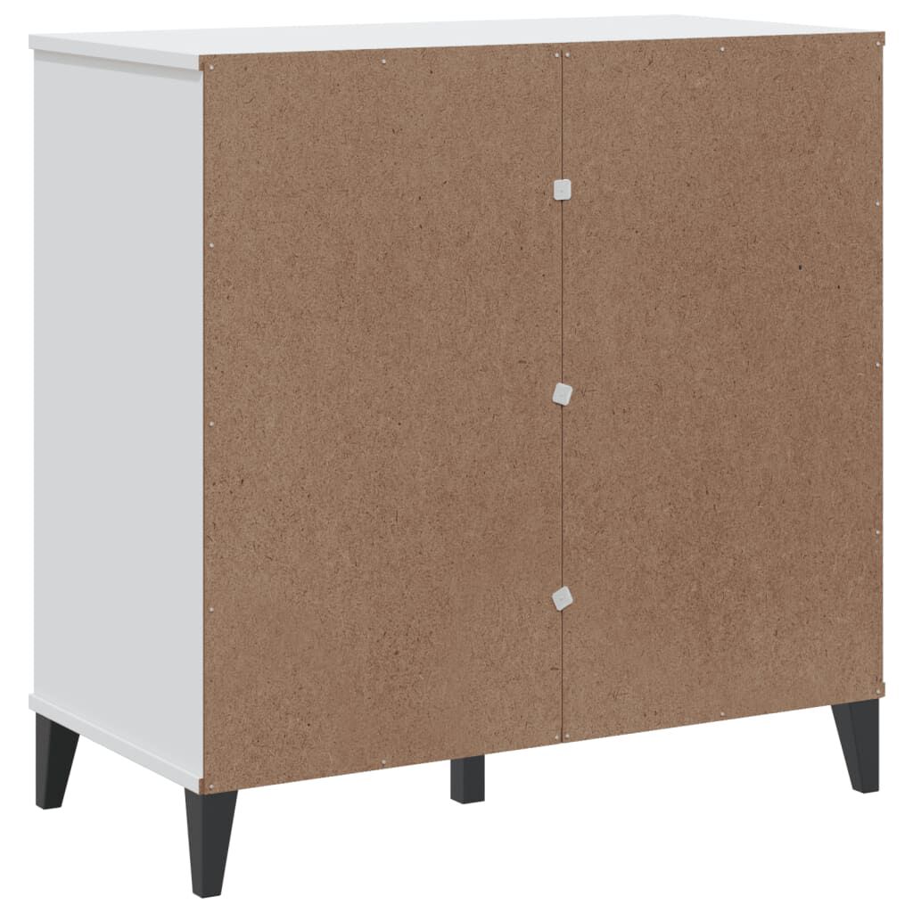 vidaXL Μπουφές VIKEN Λευκός 80 x 40 x 80 εκ. από Επεξεργασμένο Ξύλο