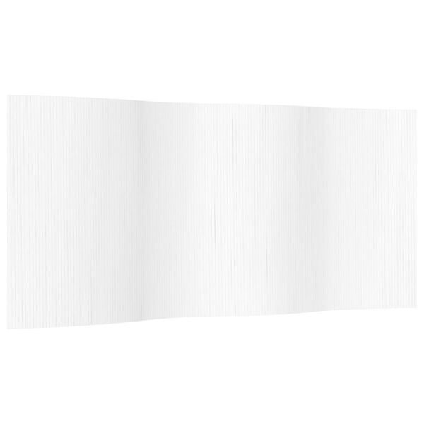 vidaXL Διαχωριστικό Δωματίου Λευκό 165 x 400 εκ. από Μπαμπού
