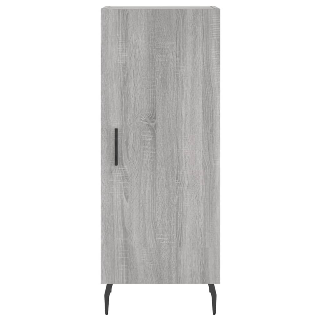vidaXL Ντουλάπι Γκρι Sonoma 34,5x34x90 εκ. από Επεξεργασμένο Ξύλο
