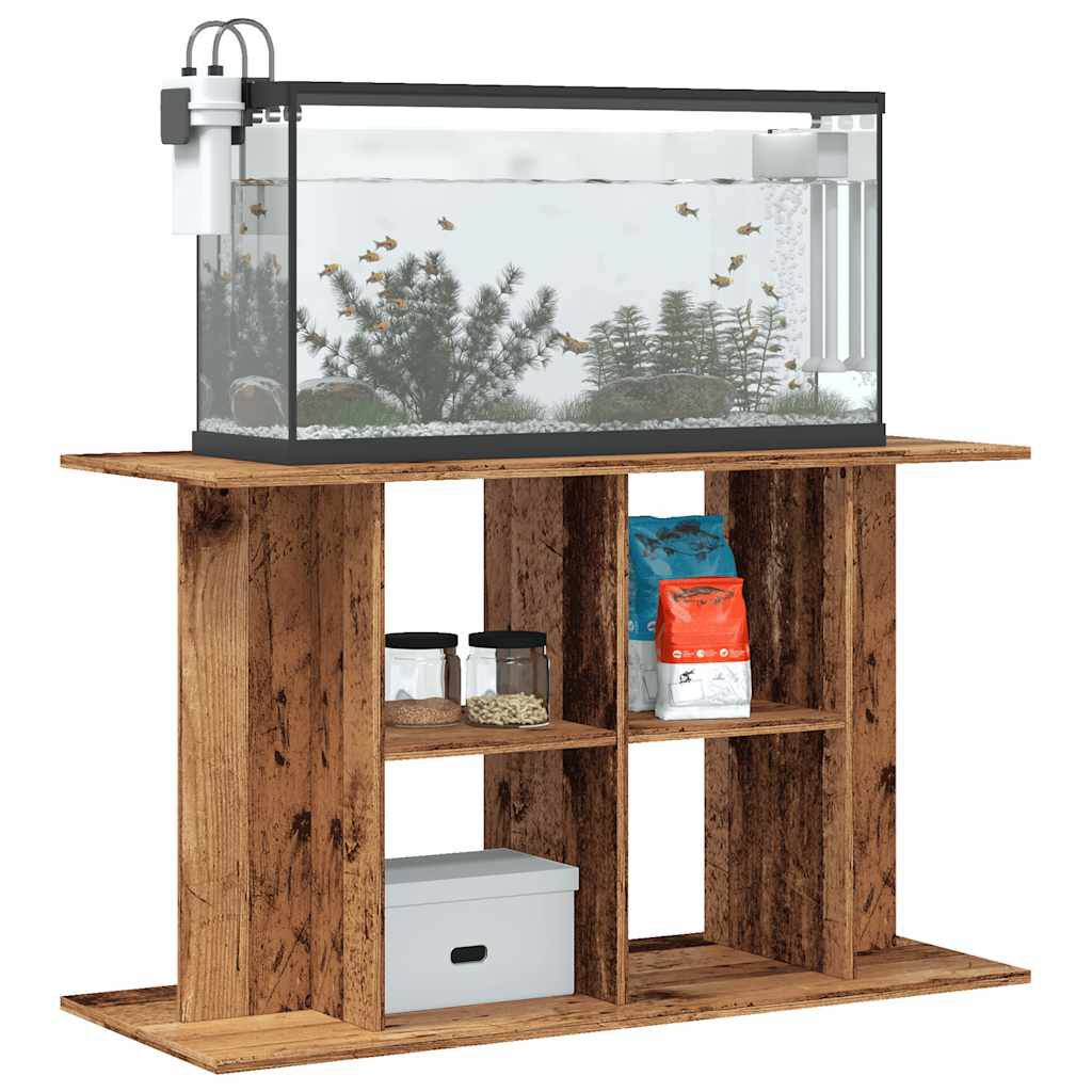 vidaXL Βάση ενυδρείου Παλιό ξύλο 100x40x60 cm Κατασκευασμένο ξύλο