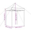 vidaXL Τέντα Εκδηλώσεων Πτυσσόμενη Pop-Up Μπεζ 200x200x306 εκ.