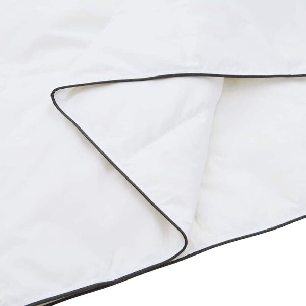 vidaXL Σετ Παπλωμάτων με μαξιλάρι 2 pcs Λευκό 150 x 200 cm Πούπουλο