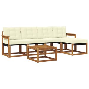 vidaXL &Sigma;&epsilon;&iota;&rho;ά &Kappa;&alpha;&nu;&alpha;&pi;έ &Epsilon;&xi;&omega;&tau;&epsilon;&rho;&iota;&kappa;&omicron;ύ &mu;&epsilon; &mu;&alpha;&xi;&iota;&lambda;ά&rho;&iota; 6 pcs &Phi;&upsilon;&sigma;&iota;&kappa;ό &kappa;&alpha;&iota; &Kappa;&rho;έ&mu;&alpha;
