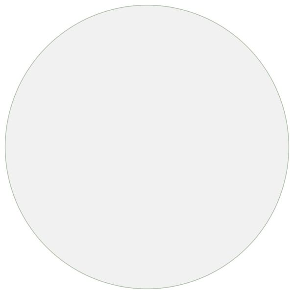vidaXL Προστατευτικό Τραπεζιού Ματ Ø 80 εκ. / 1,6 χιλ. από PVC