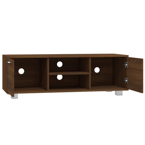 vidaXL Έπιπλο Τηλεόρασης Καφέ Δρυς 120x40,5x35 εκ. Επεξεργασμένο Ξύλο