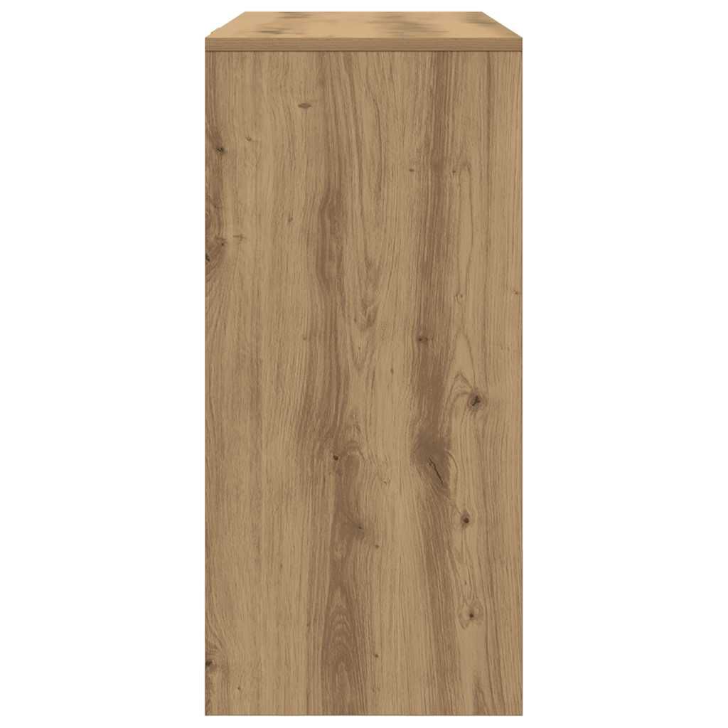 vidaXL Γραφείο Αρτισιανή Δρυς 102,5x35x75 εκ. από Επεξεργασμένο Ξύλο