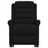vidaXL Πολυθρόνα Μασάζ με Ανύψωση Μαύρη από Συνθετικό Δέρμα
