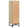 vidaXL Ντουλάπι Sonoma Δρυς 35 x 37 x 120 εκ. με Γυάλινες Πόρτες