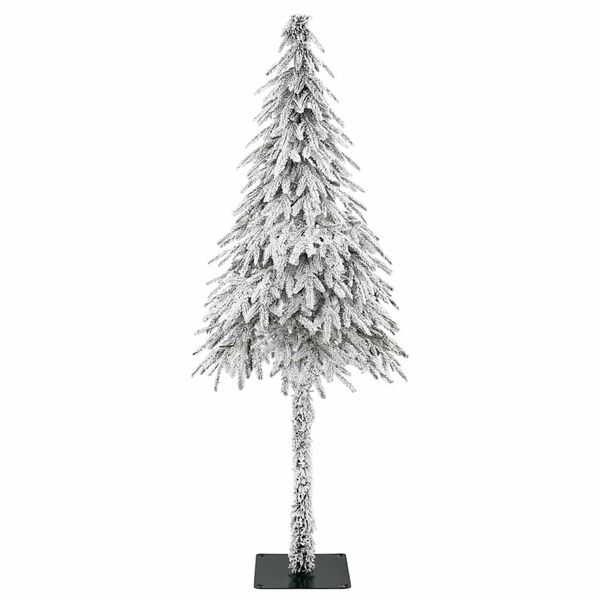 vidaXL Χριστουγεννιάτικο Δέντρο με 150 LED Λευκό 150 cm ΠΕ και Ατσάλι