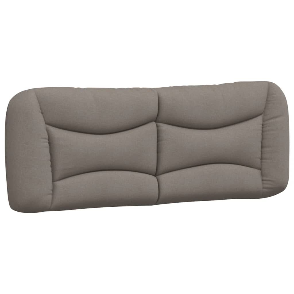 vidaXL Σκελετός Κρεβατιού Χωρίς Στρώμα Taupe 140x200 εκ. Υφασμάτινο