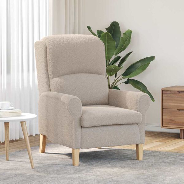 vidaXL Πολυθρόνα Ανοιχτό γκρι 76 x 94 x 102 εκ.