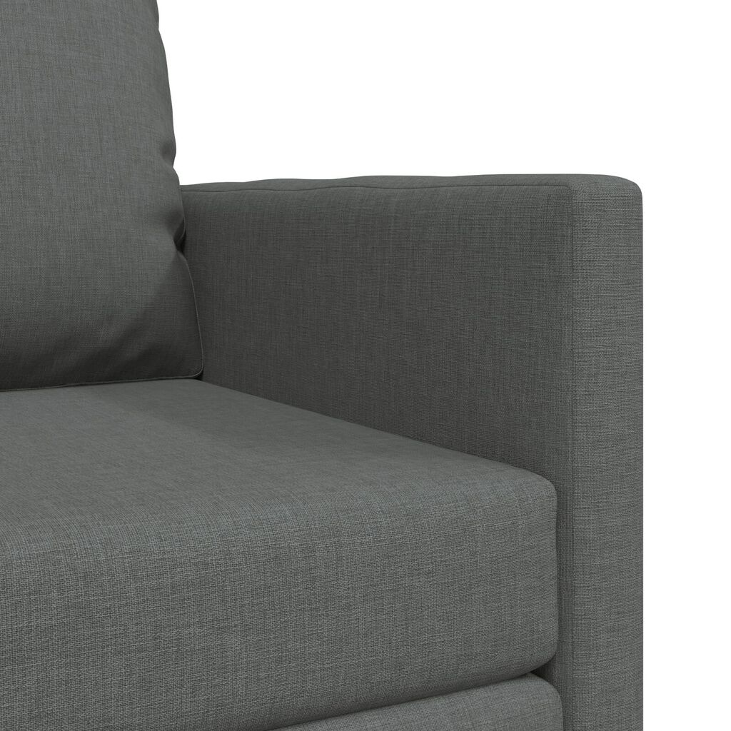 vidaXL Καναπές-Κρεβάτι Δαπέδου 2 σε 1 Σκ. Γκρι 112x174x55 εκ. Ύφασμα
