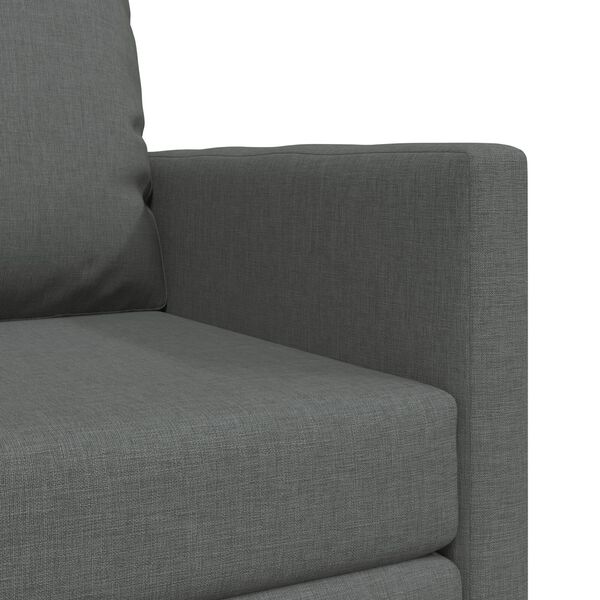 vidaXL Καναπές-Κρεβάτι Δαπέδου 2 σε 1 Σκ. Γκρι 112x174x55 εκ. Ύφασμα