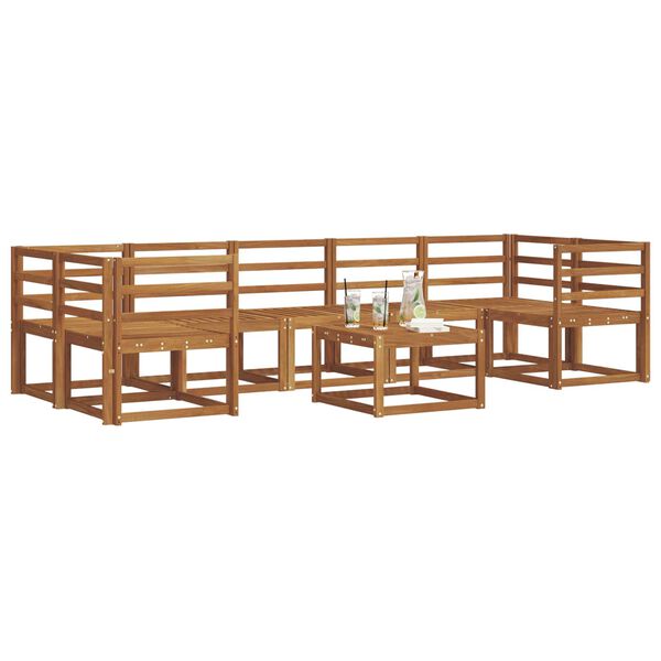 vidaXL &Sigma;&epsilon;&iota;&rho;ά &Kappa;&alpha;&nu;&alpha;&pi;έ &Epsilon;&xi;&omega;&tau;&epsilon;&rho;&iota;&kappa;&omicron;ύ 8 pcs &Phi;&upsilon;&sigma;&iota;&kappa;ό &Sigma;&tau;&epsilon;&rho;&epsilon;ό &Xi;ύ&lambda;&omicron; &Alpha;&kappa;&alpha;&kappa;ί&alpha;&sigmaf;