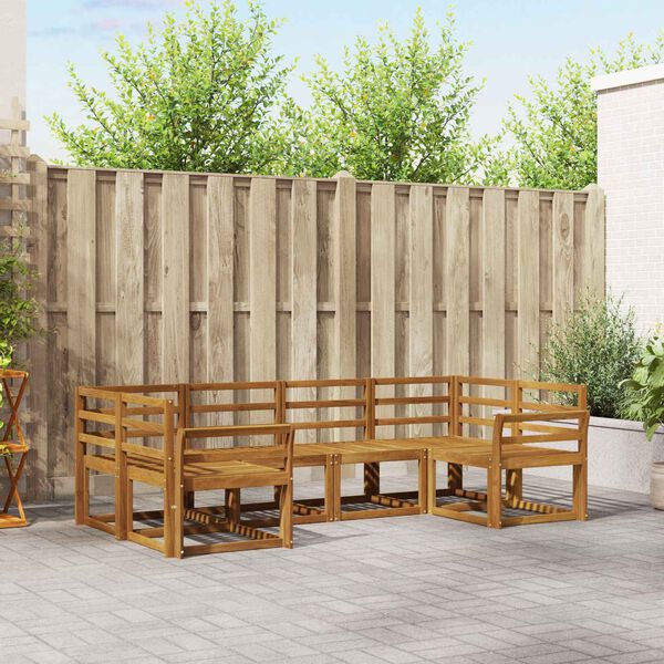 vidaXL &Sigma;&epsilon;&iota;&rho;ά &Kappa;&alpha;&nu;&alpha;&pi;έ &Epsilon;&xi;&omega;&tau;&epsilon;&rho;&iota;&kappa;&omicron;ύ 6 pcs &Phi;&upsilon;&sigma;&iota;&kappa;ό &Sigma;&tau;&epsilon;&rho;&epsilon;ό &Xi;ύ&lambda;&omicron; &Alpha;&kappa;&alpha;&kappa;ί&alpha;&sigmaf;