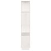 vidaXL Βιβλιοθήκη/Διαχωριστικό Χώρου Λευκό 51x25x132 εκ. Μασίφ Πεύκο