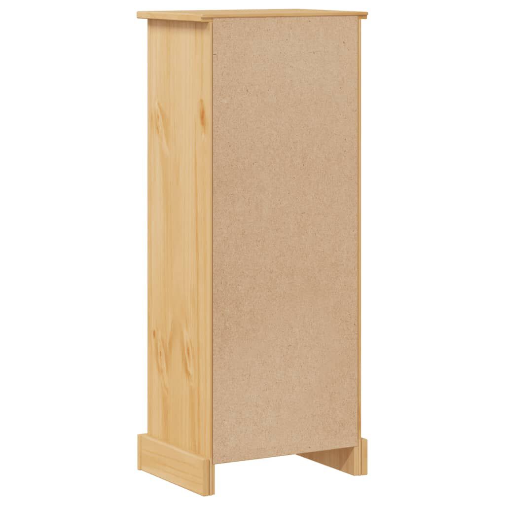 vidaXL Ντουλάπι Μπάνιου Corona 45x33x110 εκ. από Μασίφ Ξύλο Πεύκου