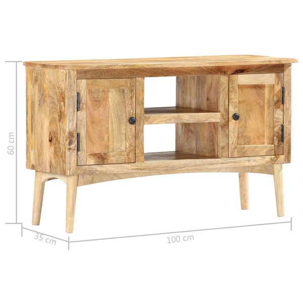 vidaXL Μπουφές 100 x 35 x 60 εκ. από Μασίφ Ξύλο Μάνγκο