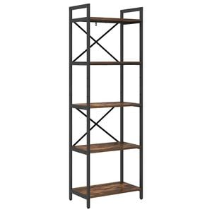 vidaXL &Rho;ά&phi;&iota; &Beta;&iota;&beta;&lambda;ί&omega;&nu; 5 &epsilon;&pi;ί&pi;&epsilon;&delta;&alpha; 56 x 34 x 171 &epsilon;&kappa; &Epsilon;&pi;&epsilon;&xi;&epsilon;&rho;&gamma;&alpha;&sigma;&mu;έ&nu;&omicron; &Xi;ύ&lambda;&omicron;